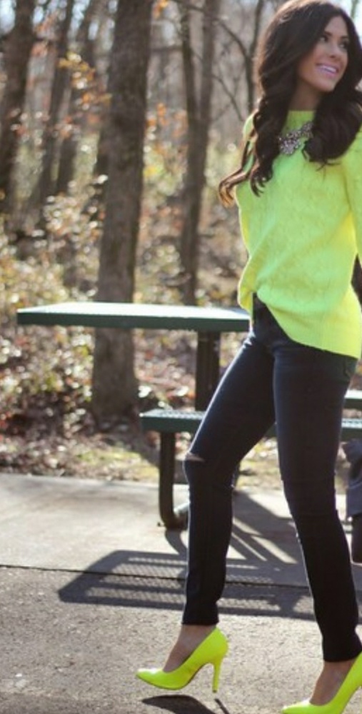 Neon sweater